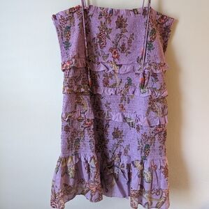 FARM RIO Lilac floral mini dreas